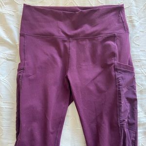 Fabletics Purple Crop Leggings